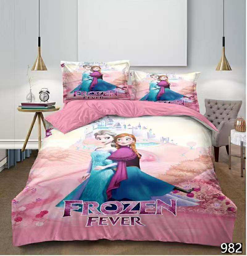 Σετ Παιδικά Σεντόνια FROZEN PINK 3 τεμαχίων – 160Χ240
