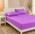 Σεντόνι Λιλά  Μονό με Λάστιχο 100x200+30 1τμχ Microcotton
