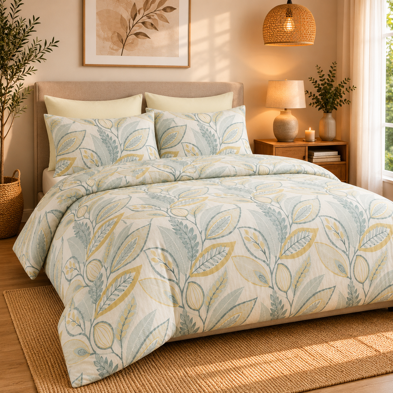 Σετ Σεντόνια Υπέρδιπλα Monarch Plaid Με Λάστιχο 185x200+30cm 6τμχ Microcotton