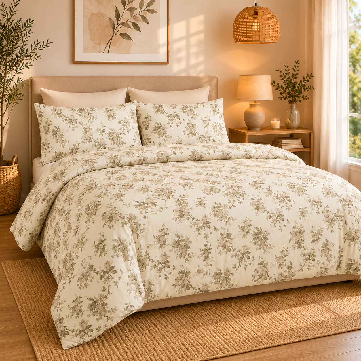 Σετ Σεντόνια Υπέρδιπλα Oxford Line Με Λάστιχο 185x200+30cm 6τμχ Microcotton