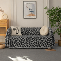 Ριχτάρια Καναπέ Γκρι Σκούρο Σετ 3 Τεμαχίων (180x180, 180x250, 180x320) 100% Βαμβακερά ELS-3